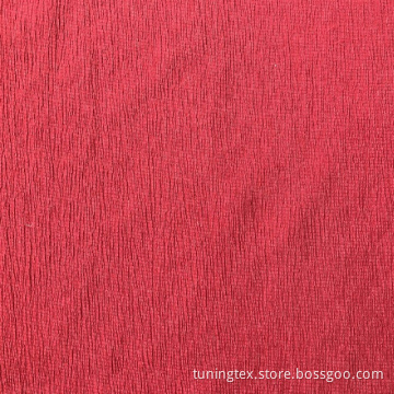 Dyed Knitted Crinkle Fabric